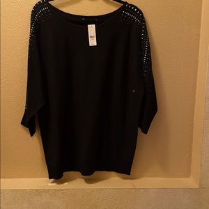 NY & Company Black embellished Sweater